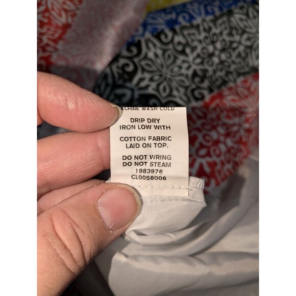 Colorful Sleeveless A-Line Dress With Collar By Zapelle 2X-20W - 100% Polyester - Picture 7 of 11